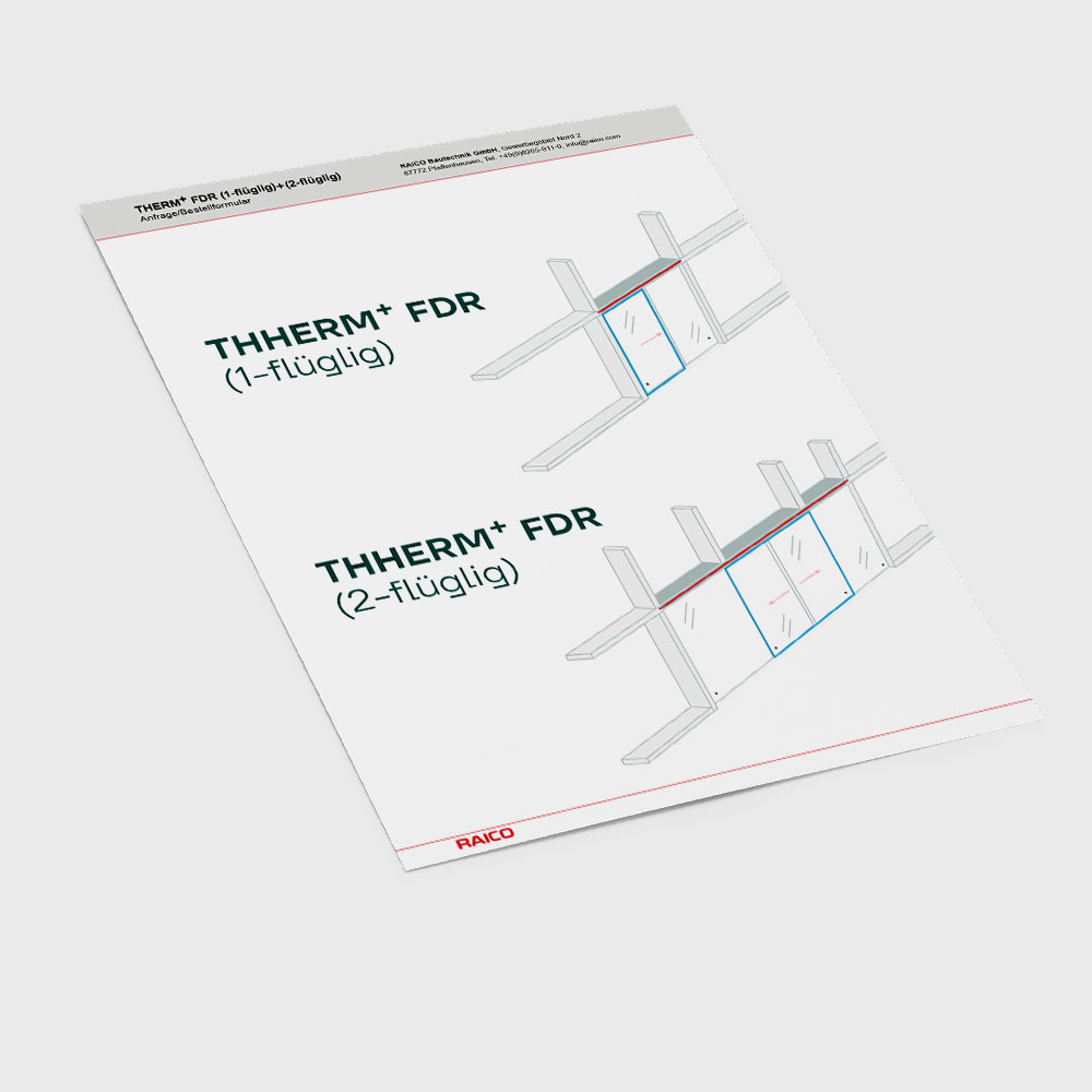 Bestellformular THERM<sup>+</sup> FDR